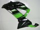 Plástica Moto Kawasaki ZX6R 2013-2018 - Verde Negro Plástica Moto Kawasaki ZX6R 2013-2018 - Verde Negro