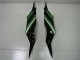 Plástica Moto Kawasaki ZX6R 2013-2018 - Verde Negro Plástica Moto Kawasaki ZX6R 2013-2018 - Verde Negro