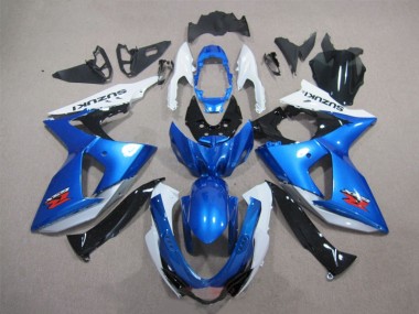 Plástica Moto Suzuki GSXR 1000 K9 2009-2016 - Azul Blanco