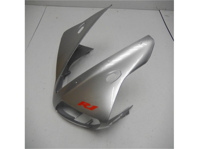 Plástica Moto Yamaha R1 2002-2003 - Plata Negro Plástica Moto Yamaha R1 2002-2003 - Plata Negro