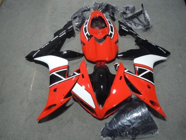 Plástica Moto Yamaha R1 2004-2006 - Rojo Blanco Negro
