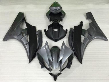 Plástica Moto Yamaha R6 2006-2007 - Gris Negro