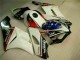 Plástico Moto Honda CBR 1000 RR 2004-2005 - Blanco Negro Plástico Moto Honda CBR 1000 RR 2004-2005 - Blanco Negro