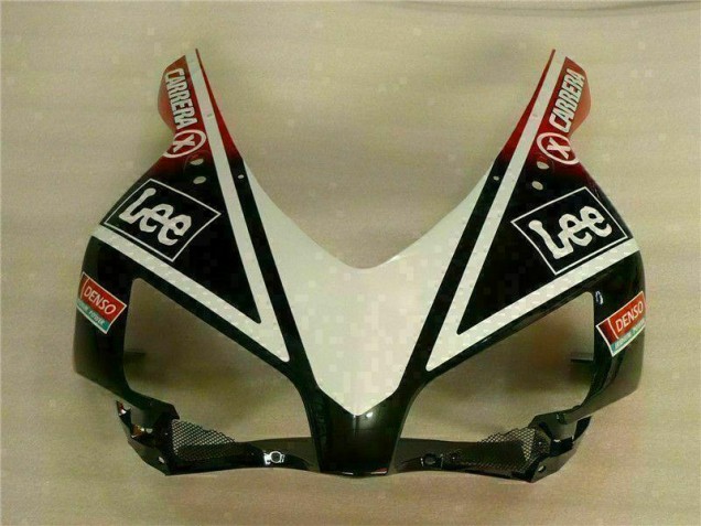 Plástico Moto Honda CBR 1000 RR 2004-2005 - Blanco Negro Plástico Moto Honda CBR 1000 RR 2004-2005 - Blanco Negro