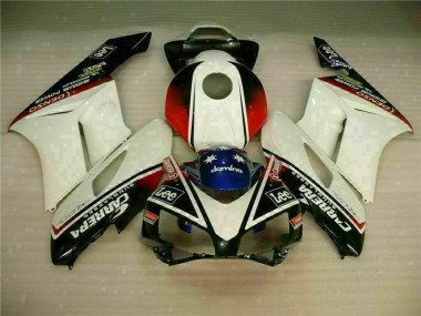 Plástico Moto Honda CBR 1000 RR 2004-2005 - Blanco Negro