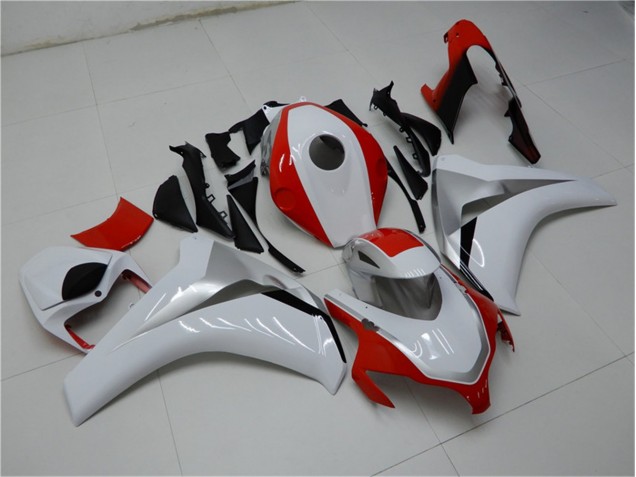 Plástico Moto Honda CBR 1000 RR 2008-2011 - Blanco Rojo Plástico Moto Honda CBR 1000 RR 2008-2011 - Blanco Rojo