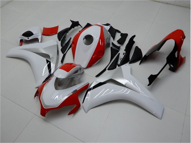 Plástico Moto Honda CBR 1000 RR 2008-2011 - Blanco Rojo Plástico Moto Honda CBR 1000 RR 2008-2011 - Blanco Rojo