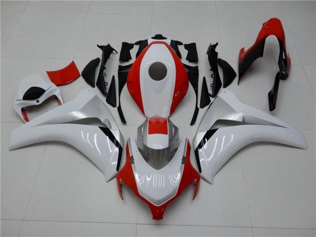 Plástico Moto Honda CBR 1000 RR 2008-2011 - Blanco Rojo Plástico Moto Honda CBR 1000 RR 2008-2011 - Blanco Rojo