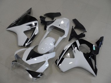 Plástico Moto Honda CBR 900 RR 954 2002-2003 - Blanco Negro
