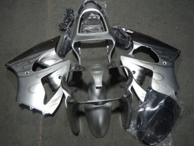 Plástico Moto Kawasaki ZX6R 2000-2002 - Plata Llama