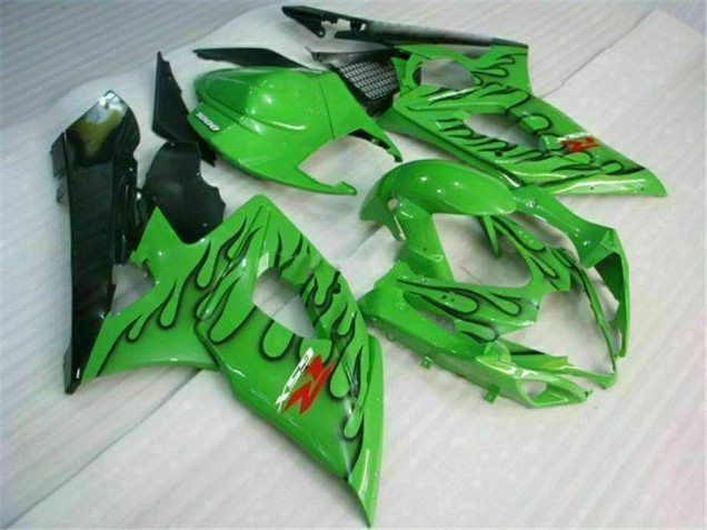 Plástico Moto Suzuki GSXR 1000 K5 2005-2006 - Verde Plástico Moto Suzuki GSXR 1000 K5 2005-2006 - Verde