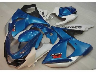 Plástico Moto Suzuki GSXR 1000 K9 2009-2016 - Azul Blanco