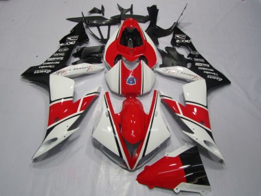 Plástico Moto Yamaha R1 2004-2006 - Rojo Blanco Negro