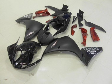 Plástico Moto Yamaha R1 2012-2014 - Negro Mate