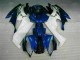 Plástico Moto Yamaha R6 2006-2007 - Blanco Azul Plástico Moto Yamaha R6 2006-2007 - Blanco Azul